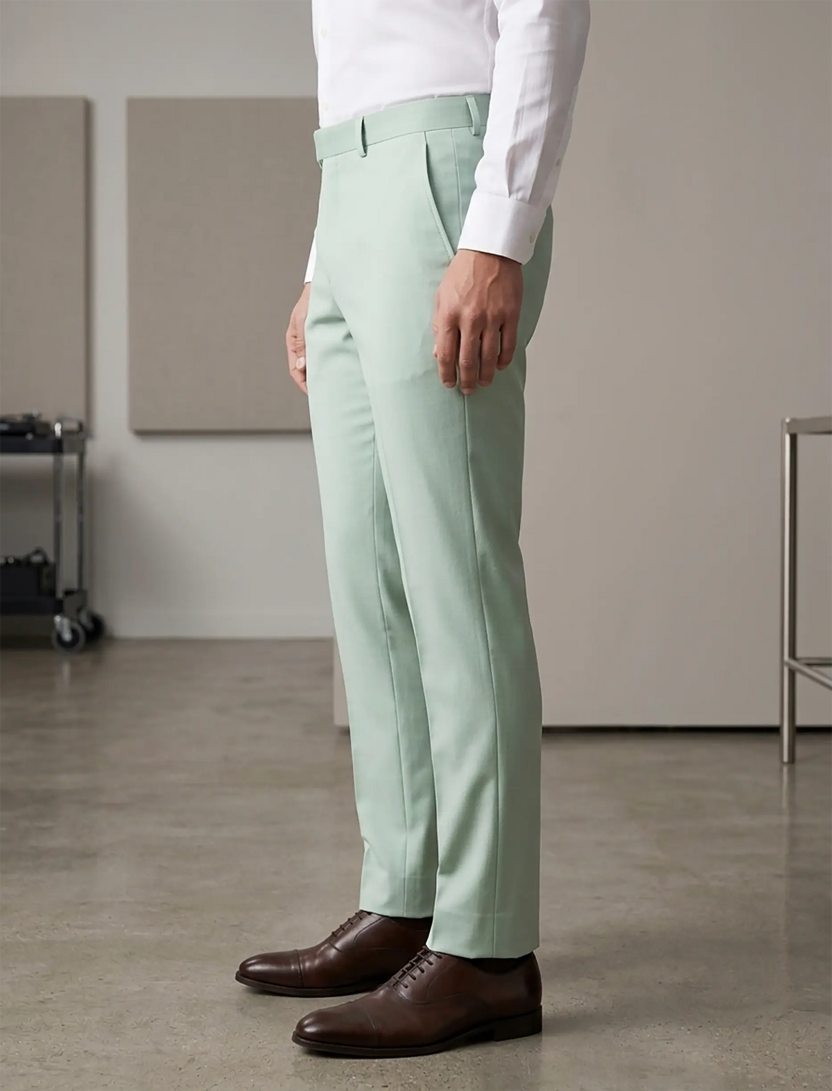 Men’s Formal Pant- Arctic Mint