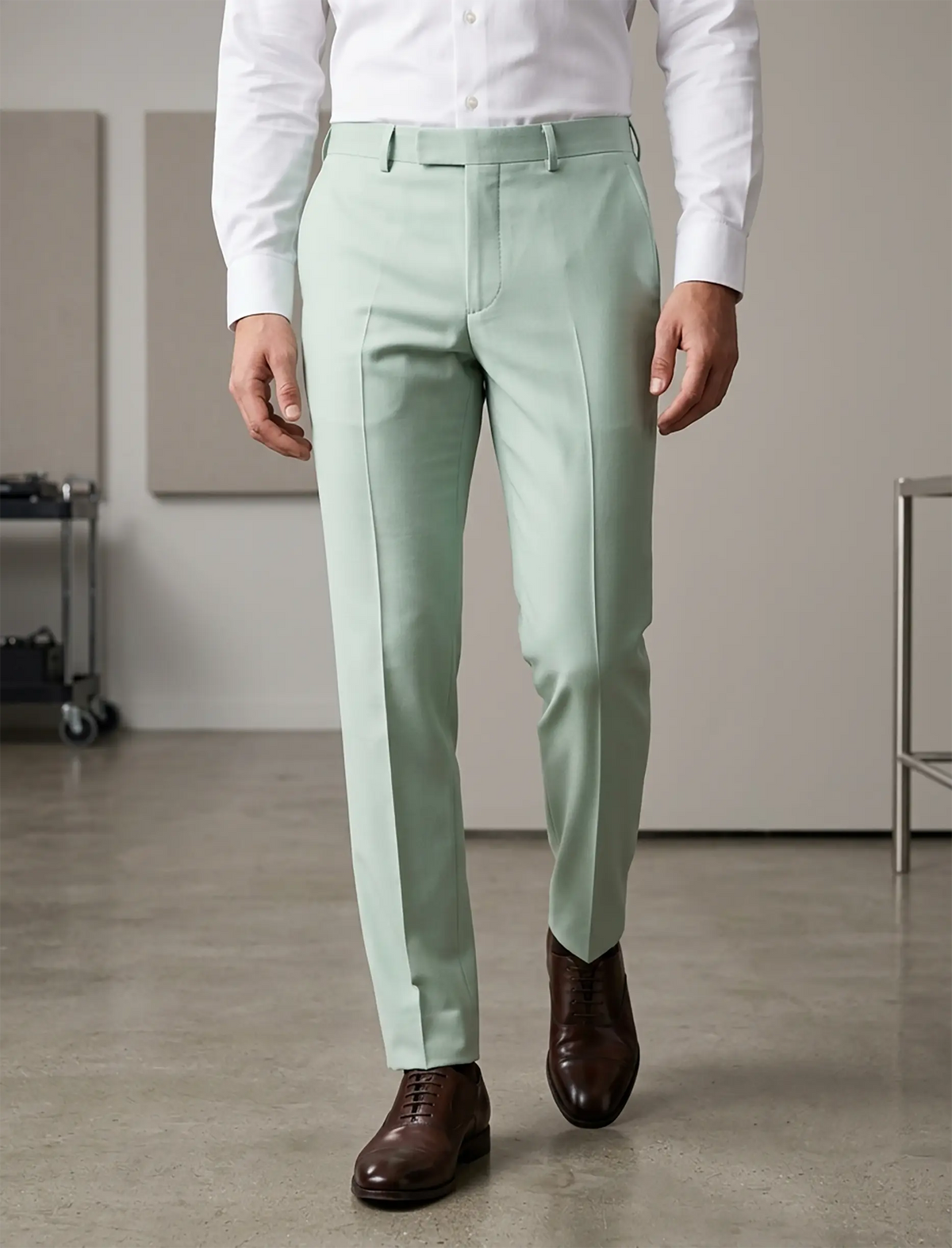Men’s Formal Pant- Arctic Mint