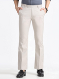 Wee 2.0 - Bootcut Formal Pant - Sand Grey