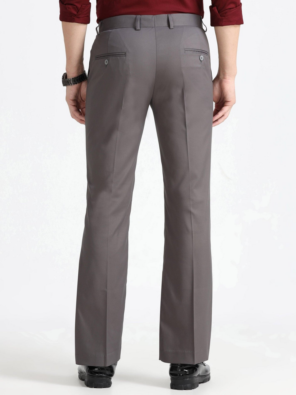 Wee 2.0 - Bootcut Formal Pant - Cement Grey
