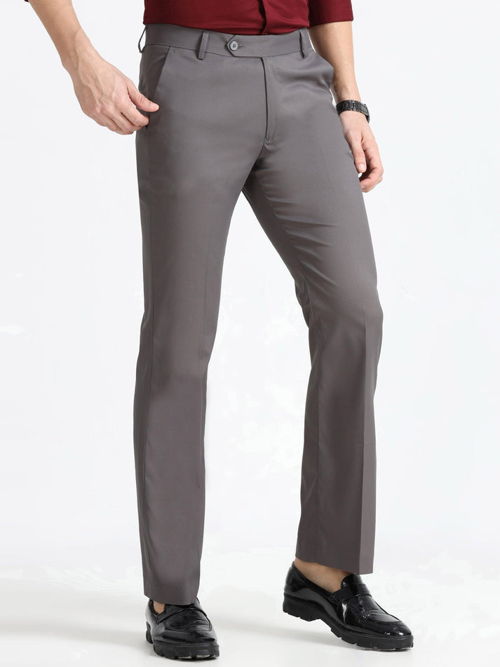 Wee 2.0 - Bootcut Formal Pant - Cement Grey