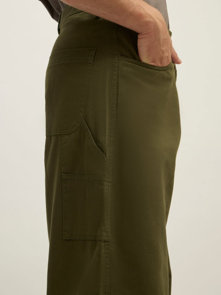 Bentley - Super Baggy Cargo Pant - Forest Green
