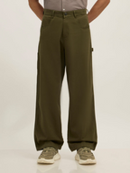 Bentley - Super Baggy Cargo Pant - Forest Green