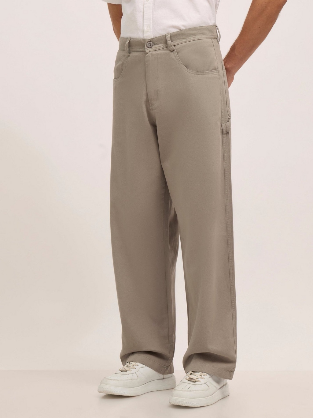 Bentley - Super Baggy Cargo Pant - Light Grey