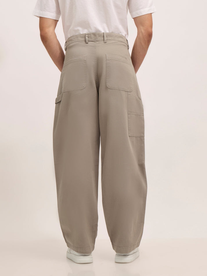 Bentley - Super Baggy Cargo Pant - Light Grey